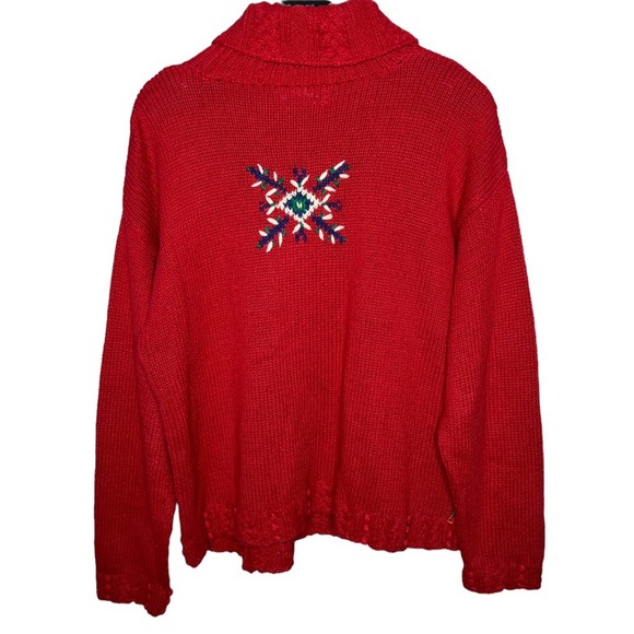 Talbots Christmas Turtleneck Sweater - Picture 5 of 7